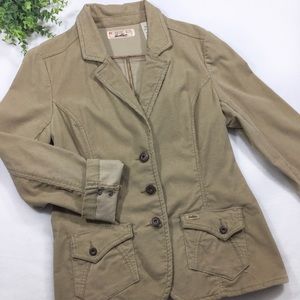 Levi Strauss Signature Tan Corduroy Blazer Jacket